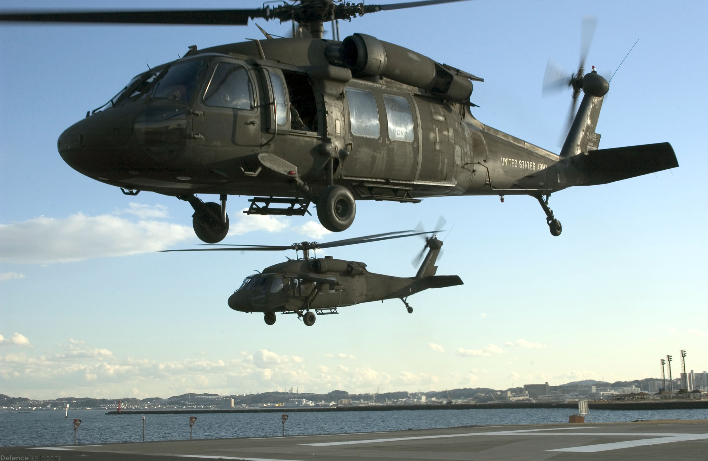 US Army UH-60A Black Hawk Helicopters