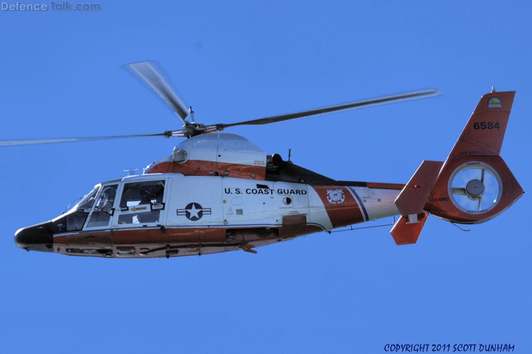 US Coast Guard HH-65 Dolphin Helicopter