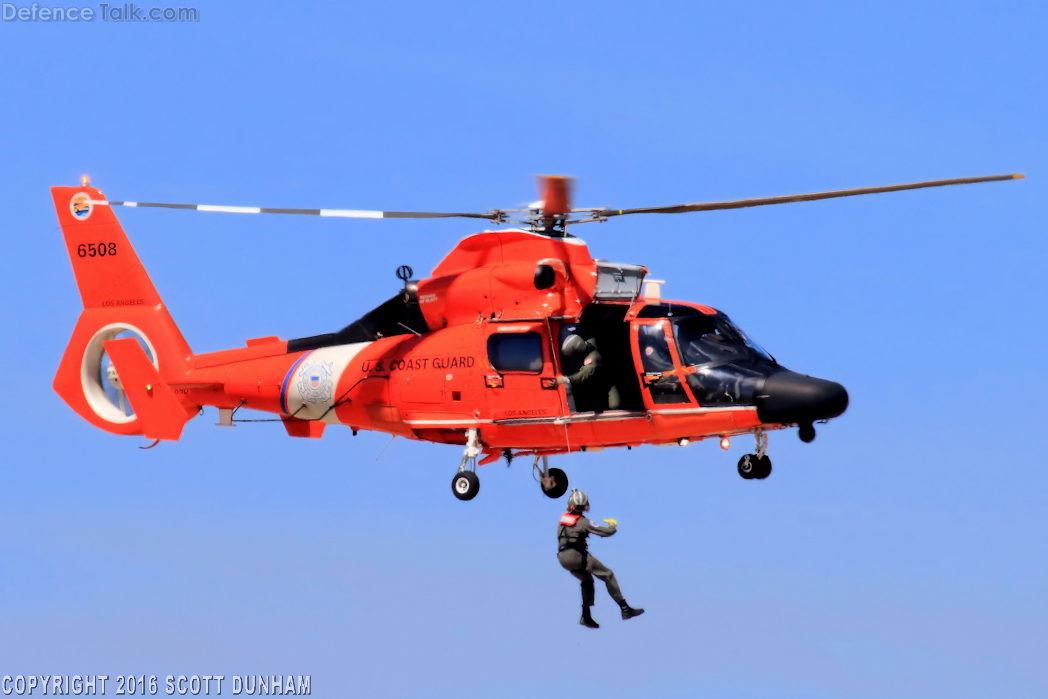 US Coast Guard HH-65 Dolphin SAR Helicopter