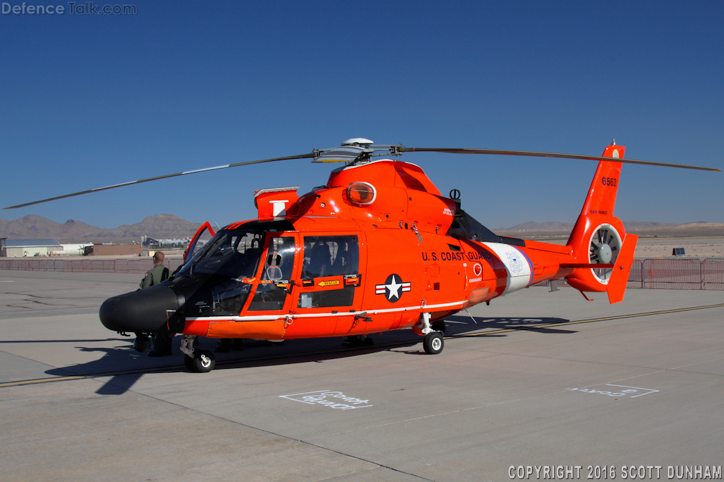 US Coast Guard HH-65 Dolphin SAR Helicopter