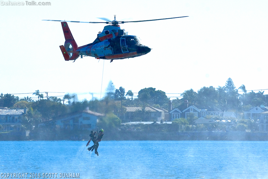 US Coast Guard HH-65 Dolphin SAR Helicopter