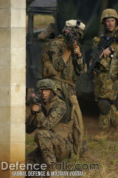 US Marines during Military Operation - Naval Exercise