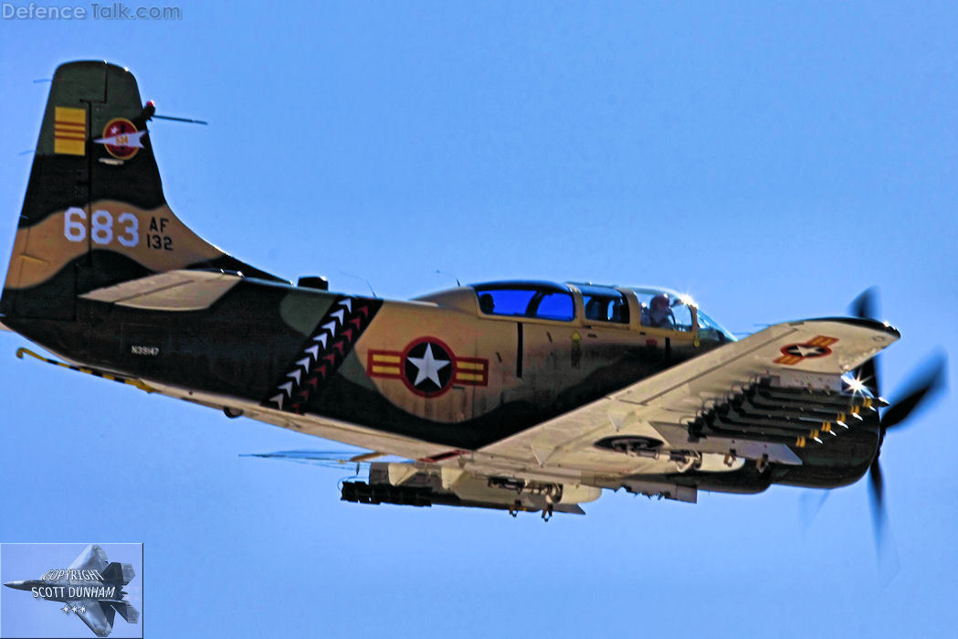 US Navy A-1 Skyraider Attack Aircraft