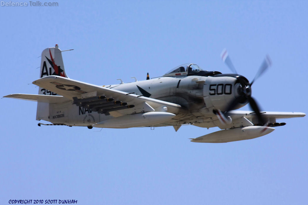 US Navy A-1 Skyraider Attack Aircraft