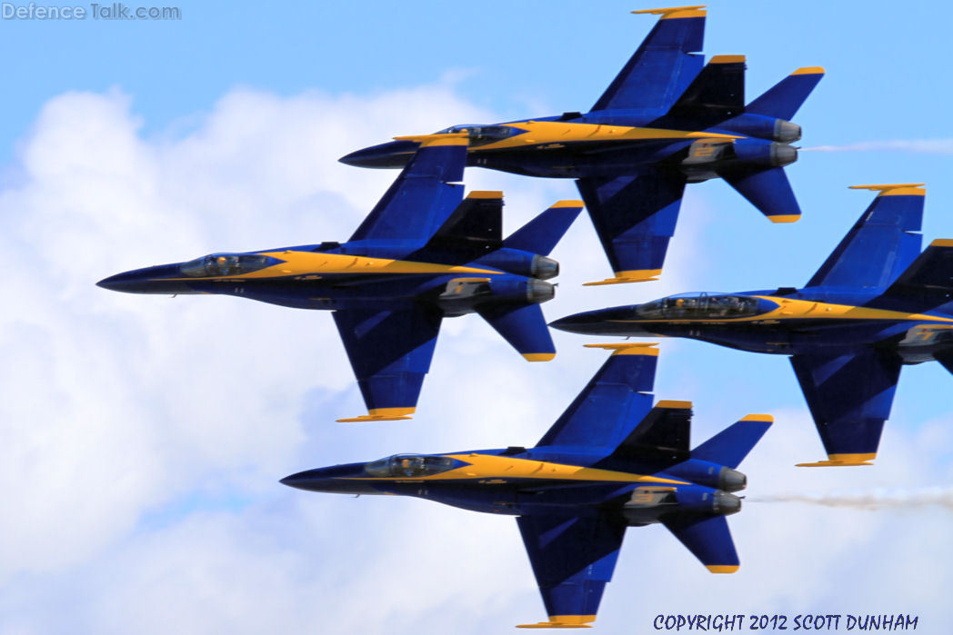 US Navy Blue Angels - F/A-18 Hornet Fighter