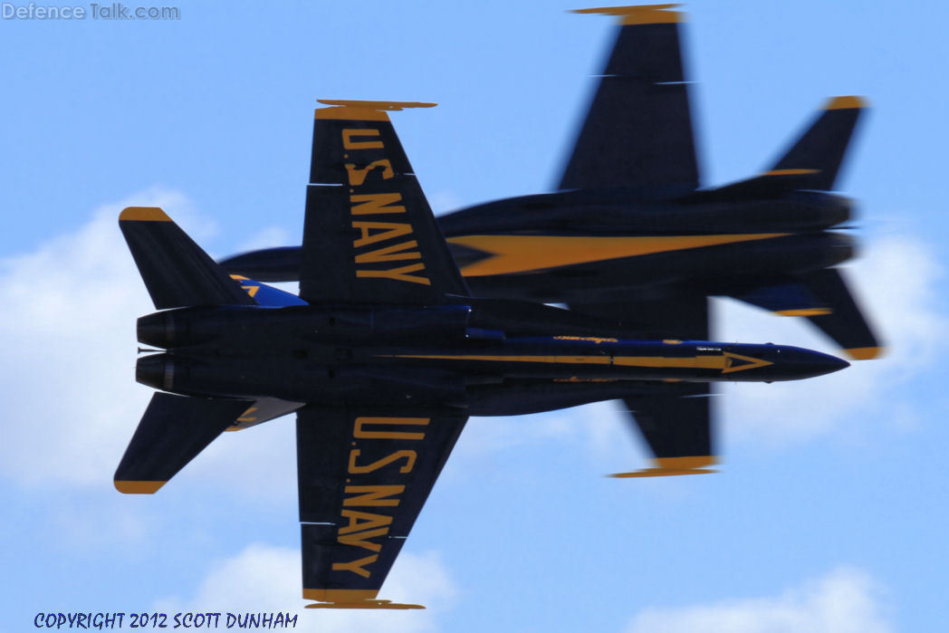 US Navy Blue Angels - F/A-18 Hornet Fighter