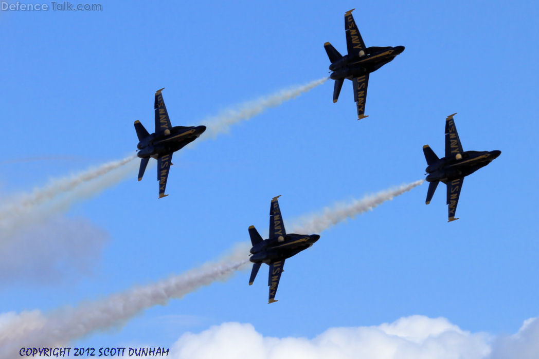 US Navy Blue Angels - F/A-18 Hornet Fighter