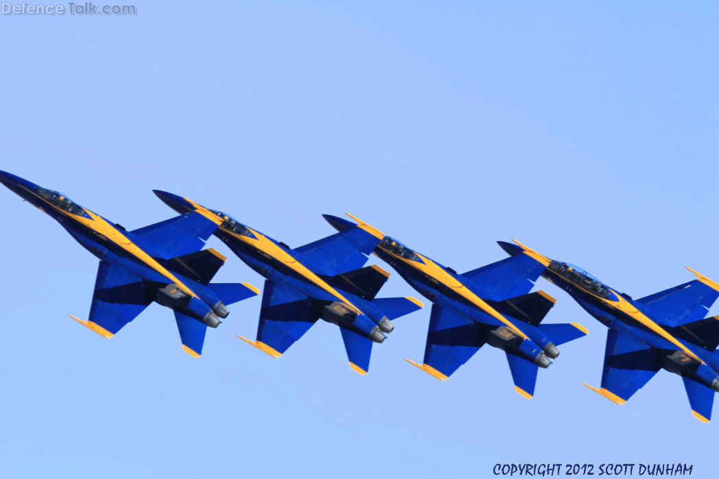 US Navy Blue Angels - F/A-18 Hornet Fighter