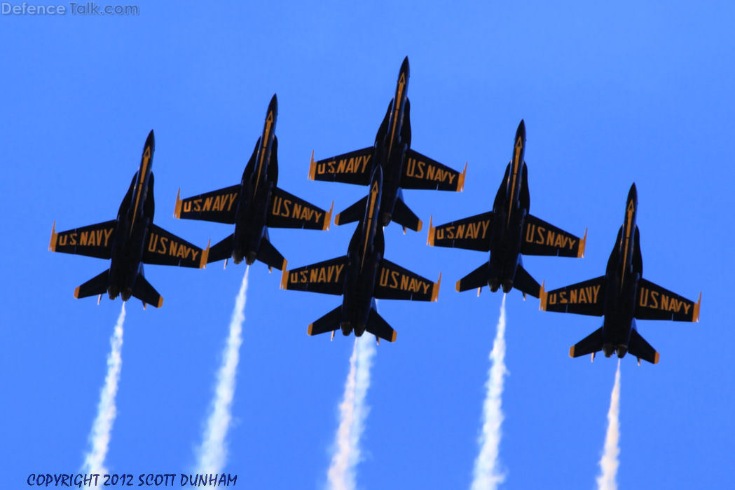 US Navy Blue Angels - F/A-18 Hornet Fighter