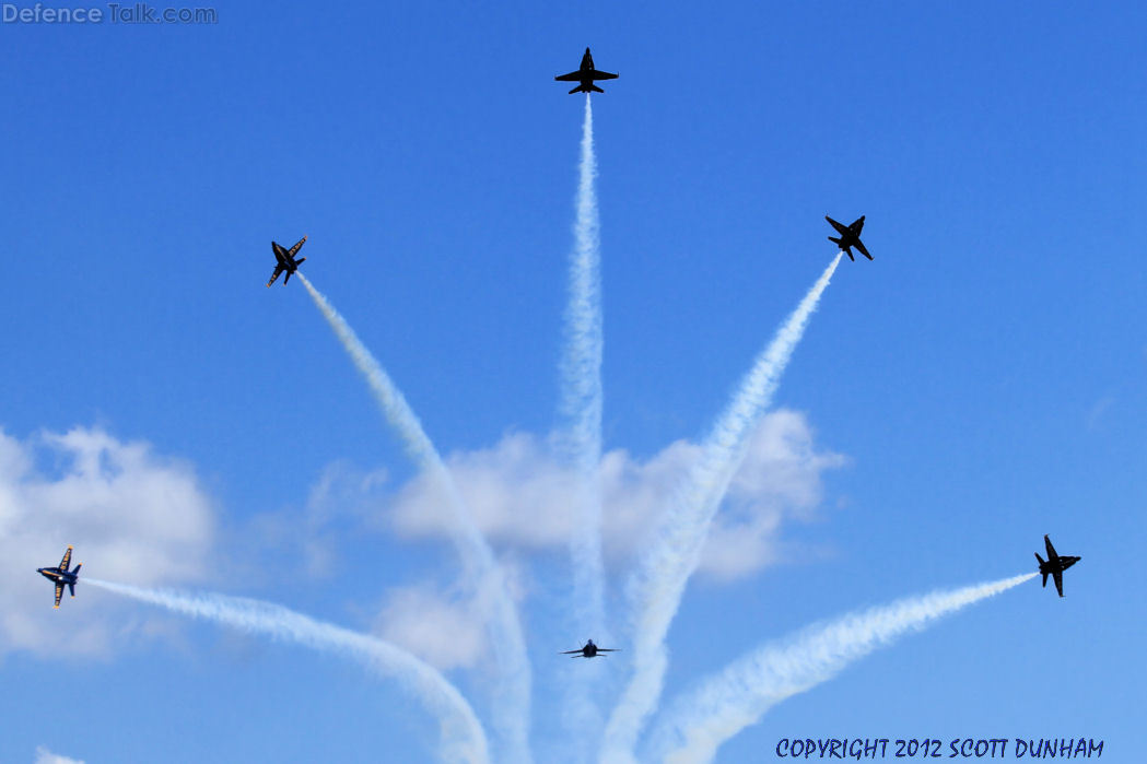 US Navy Blue Angels - F/A-18 Hornet Fighter