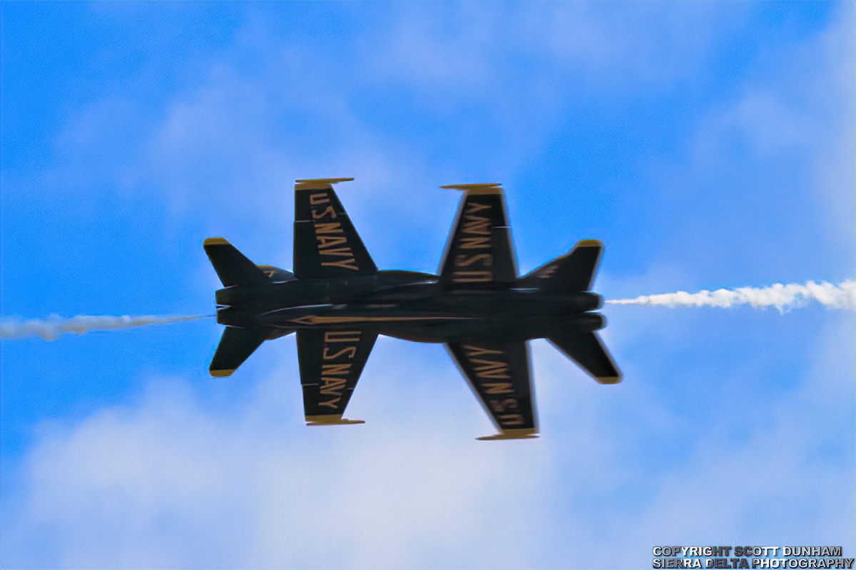 US Navy Blue Angels F/A-18 Hornet Fighter