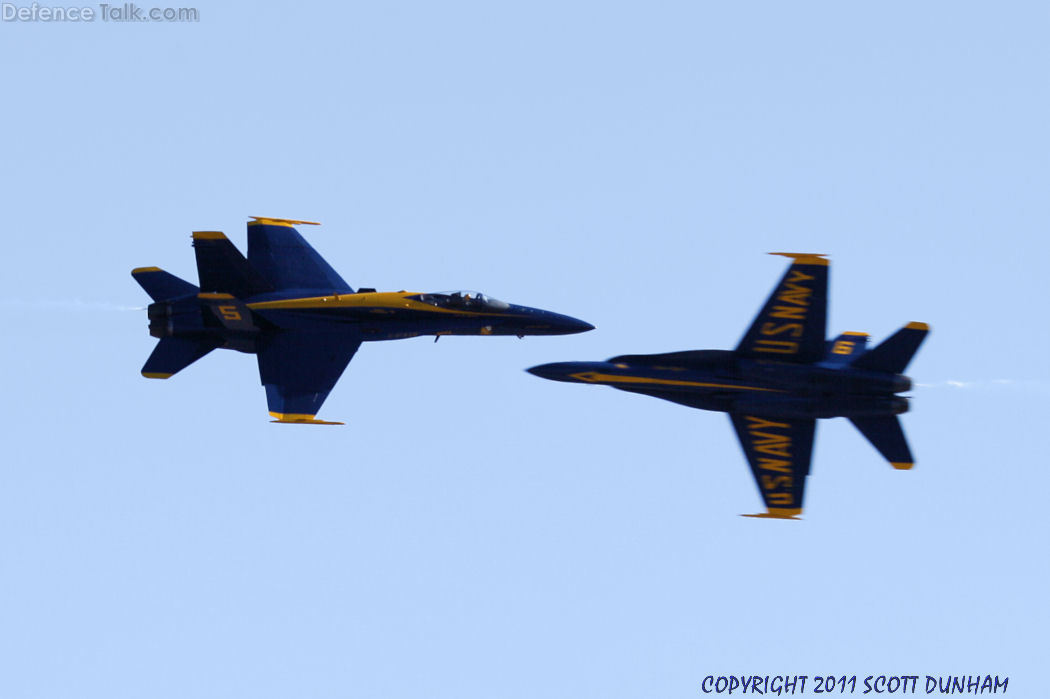 US Navy Blue Angels F/A-18 Hornet