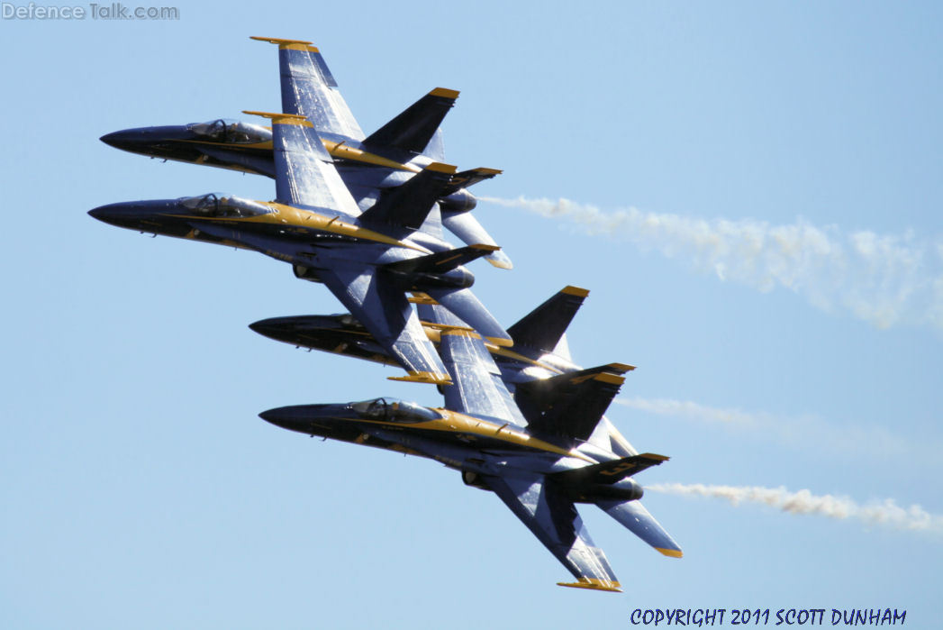 US Navy Blue Angels F/A-18 Hornet