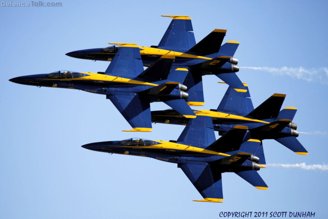 US Navy Blue Angels F/A-18 Hornet