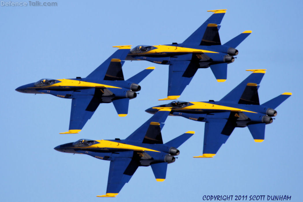 US Navy Blue Angels F/A-18 Hornet