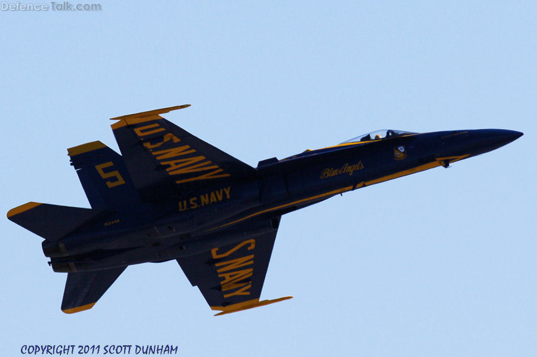 US Navy Blue Angels F/A-18 Hornet