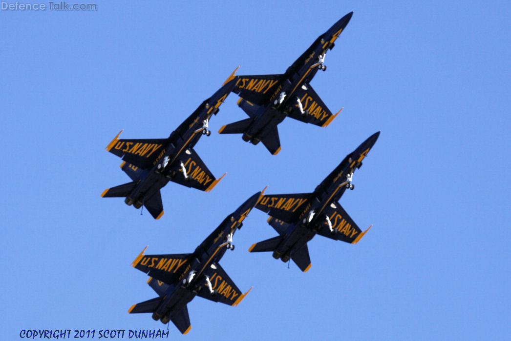 US Navy Blue Angels F/A-18 Hornet