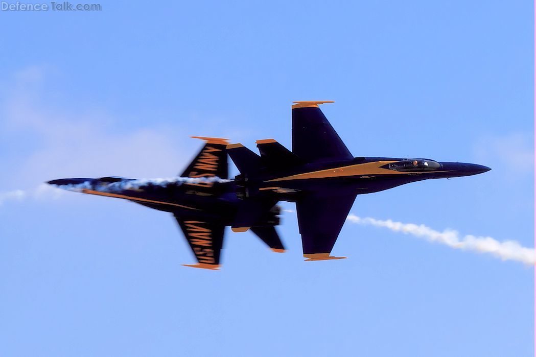 US Navy Blue Angels F/A-18 Hornet