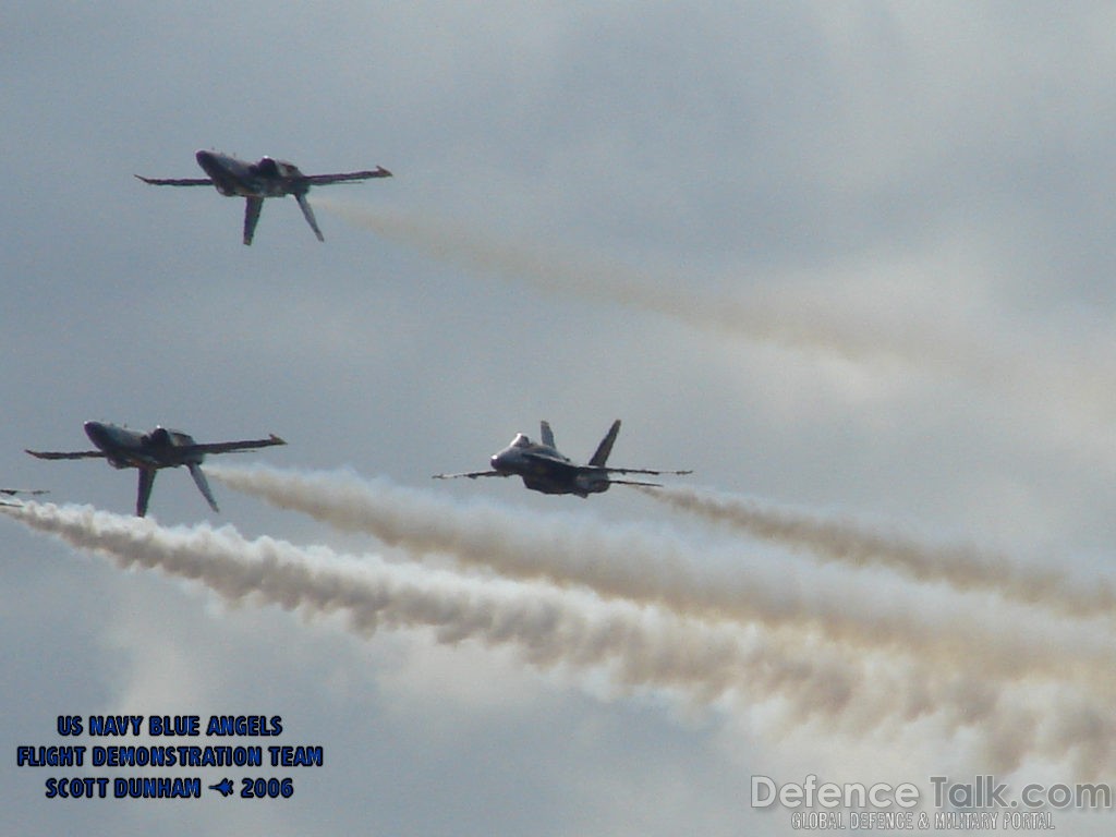 US Navy Blue Angels F/A-18C Hornet