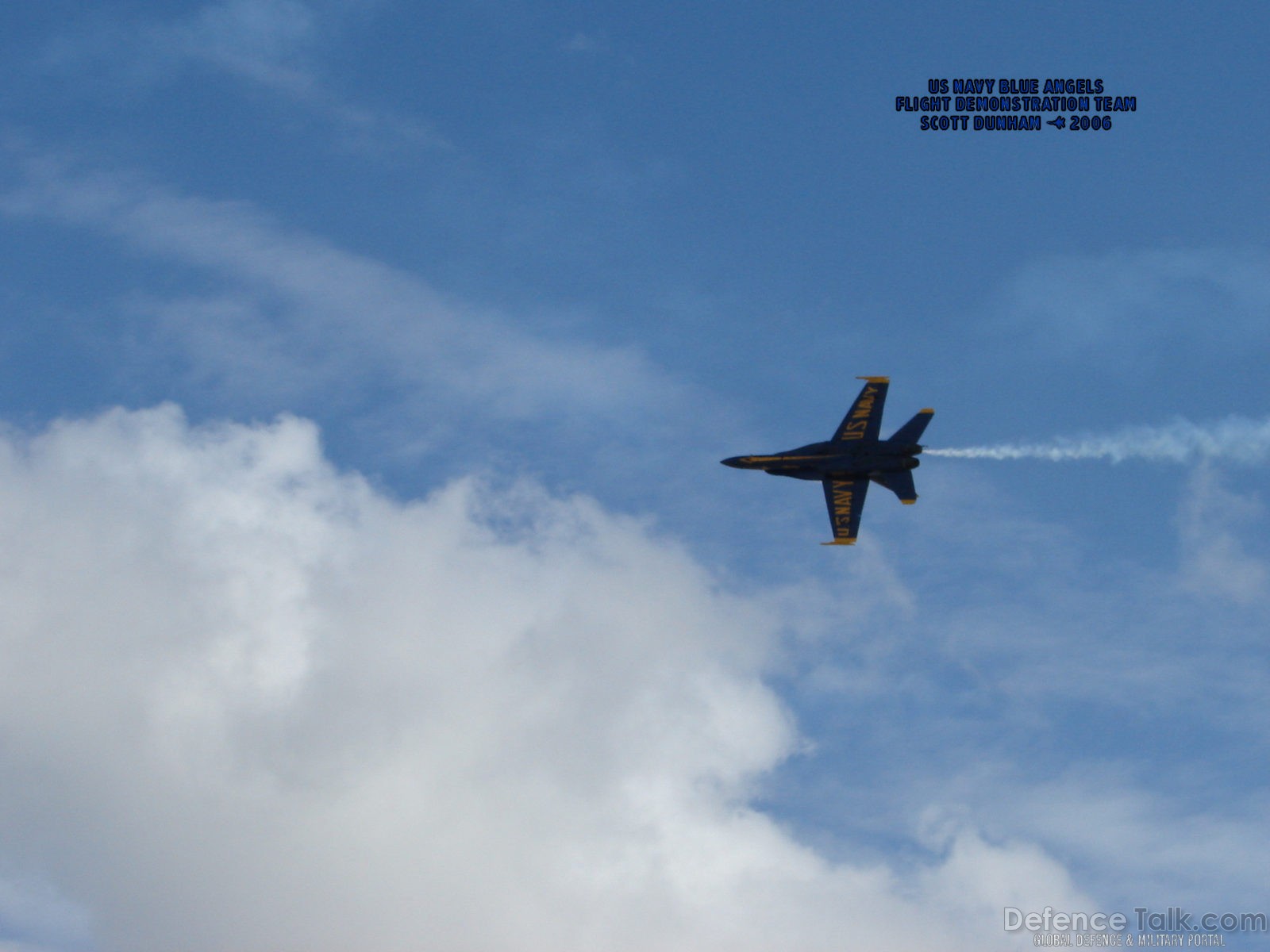 US Navy Blue Angels F/A-18C Hornet