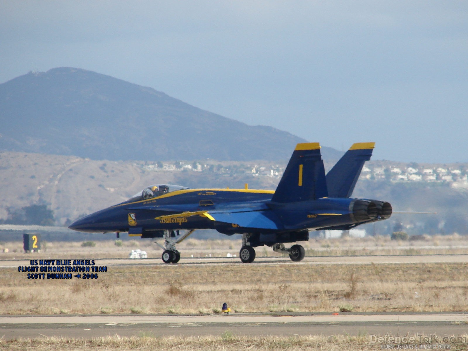 US Navy Blue Angels F/A-18C Hornet