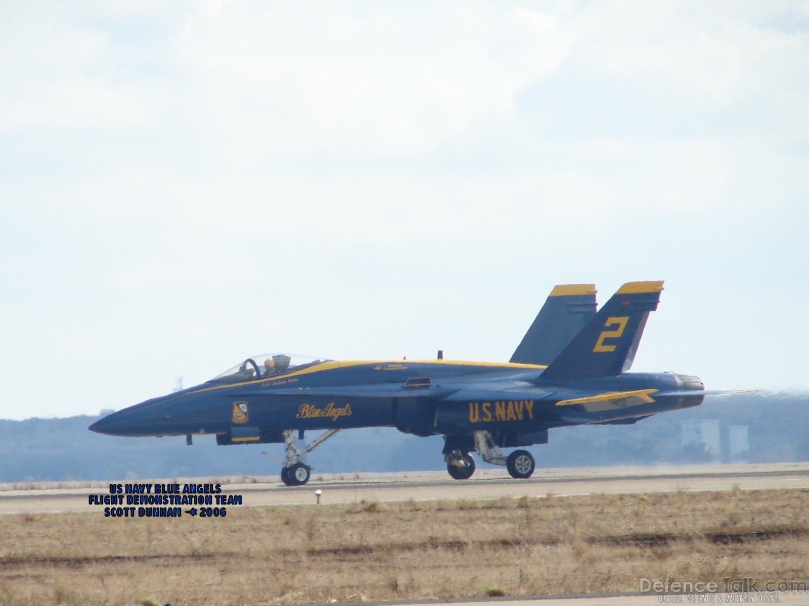 US Navy Blue Angels F/A-18C Hornet