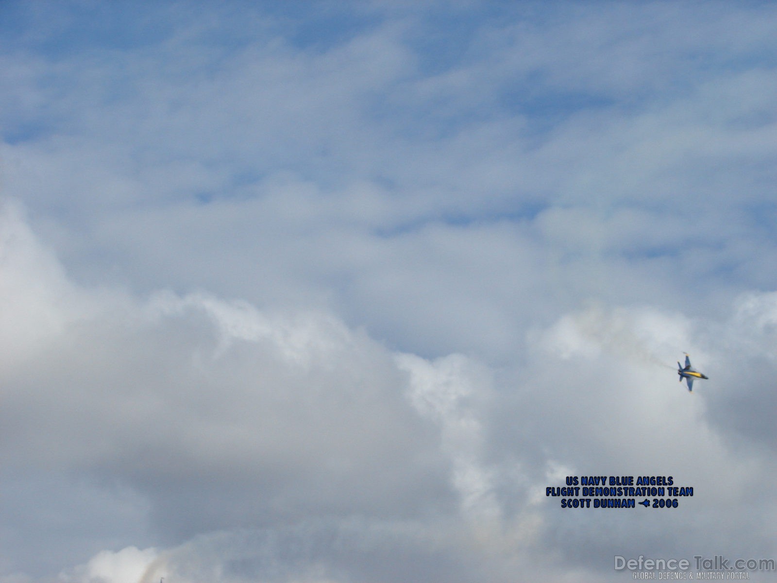 US Navy Blue Angels F/A-18C Hornet