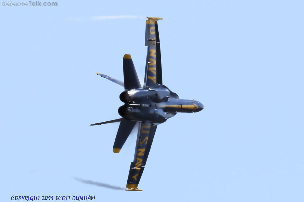 US Navy Blue Angels F/A-18C Hornet