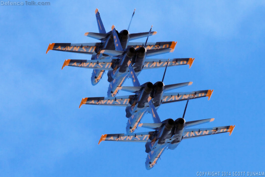 US Navy Blue Angels F/A-18C Hornet