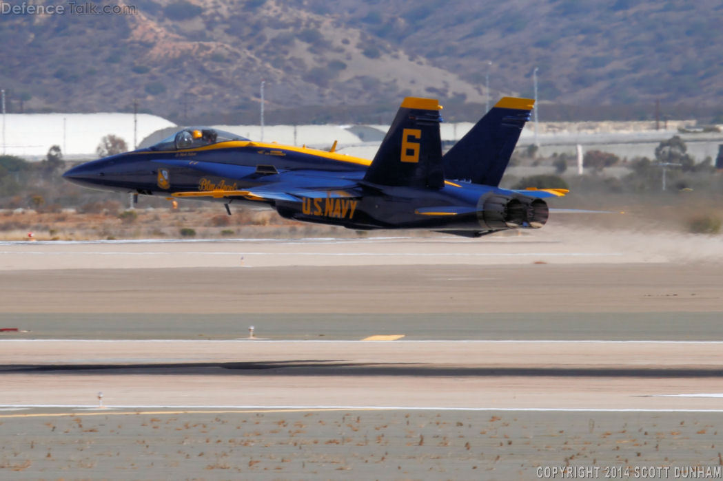 US Navy Blue Angels F/A-18C Hornet