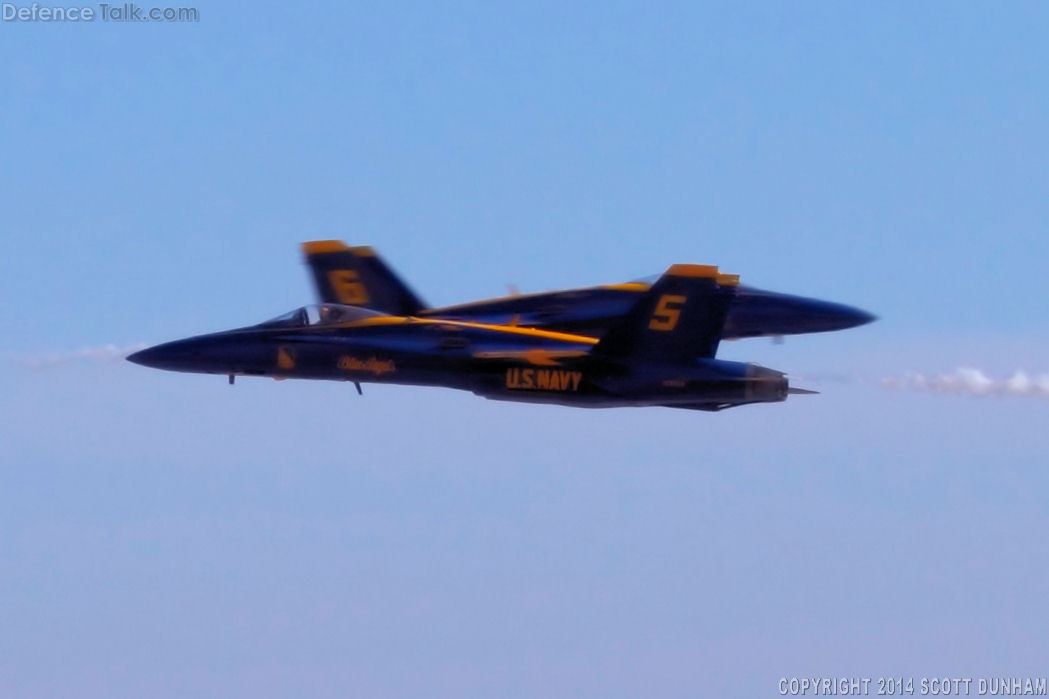 US Navy Blue Angels F/A-18C Hornet