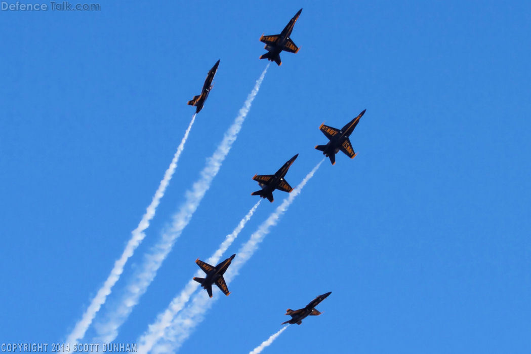 US Navy Blue Angels F/A-18C Hornet