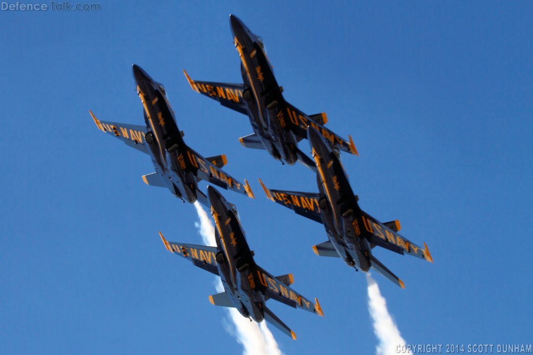 US Navy Blue Angels F/A-18C Hornet