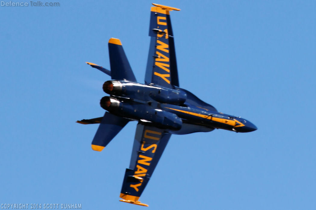 US Navy Blue Angels F/A-18C Hornet