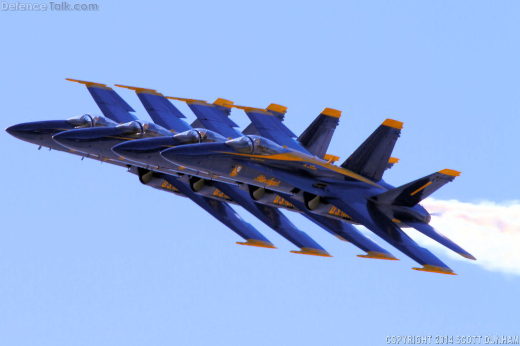 US Navy Blue Angels F/A-18C Hornet