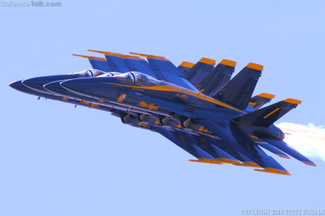 US Navy Blue Angels F/A-18C Hornet