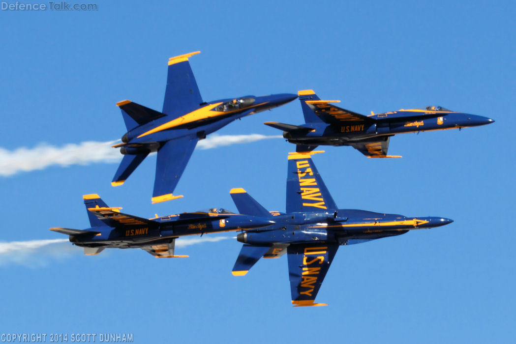 US Navy Blue Angels F/A-18C Hornet