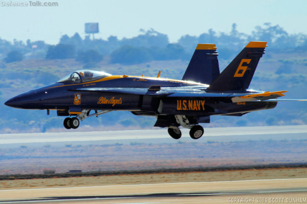 US Navy Blue Angels F/A-18C Hornet