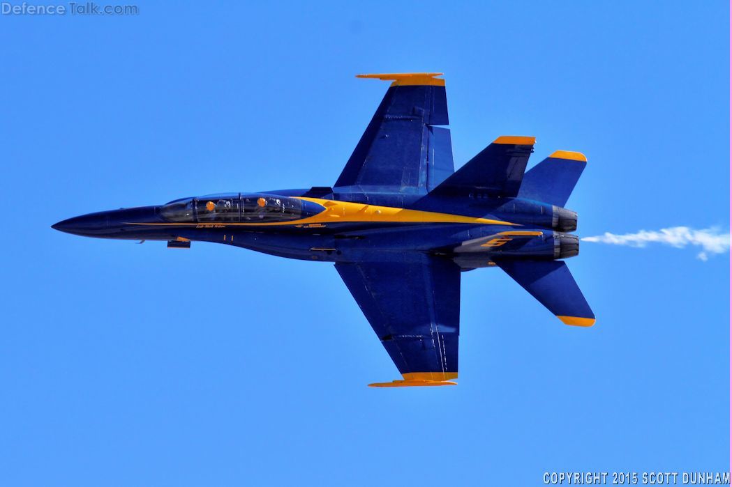 US Navy Blue Angels F/A-18D Hornet Fighter