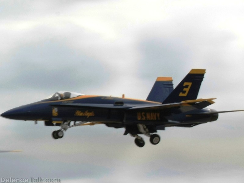 US Navy Blue Angels Flight Demonstration Team