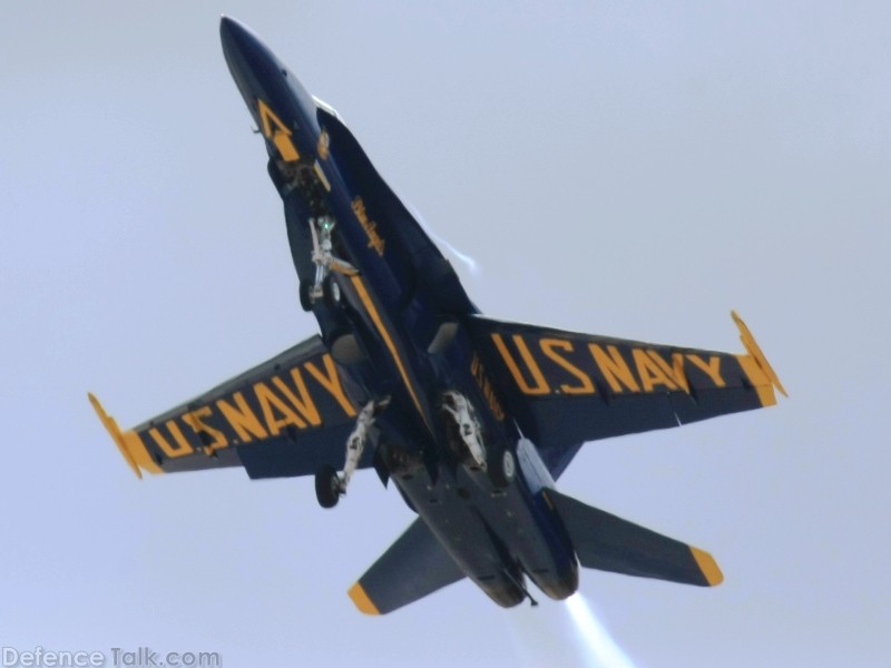 US Navy Blue Angels Flight Demonstration Team