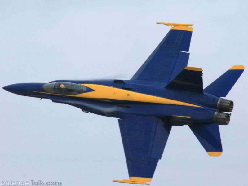 US Navy Blue Angels Flight Demonstration Team