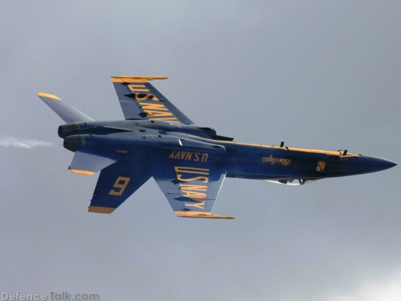 US Navy Blue Angels Flight Demonstration Team