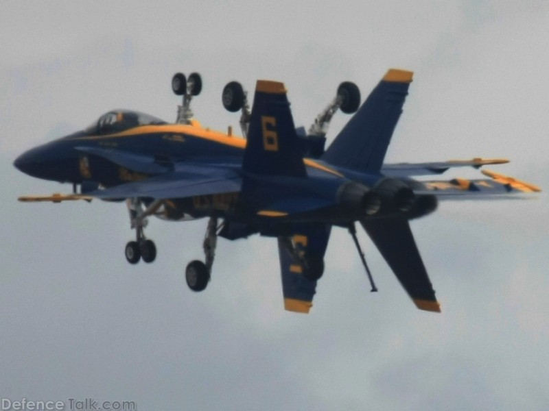 US Navy Blue Angels Flight Demonstration Team