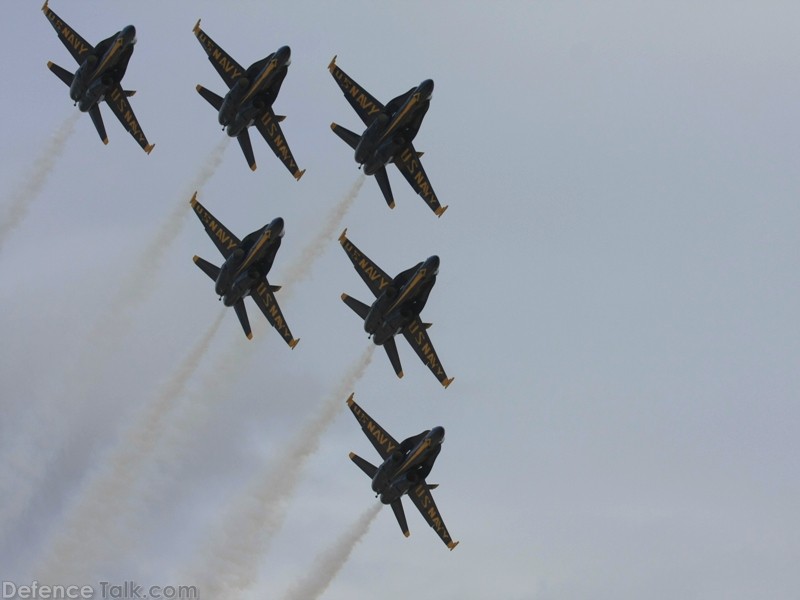 US Navy Blue Angels Flight Demonstration Team