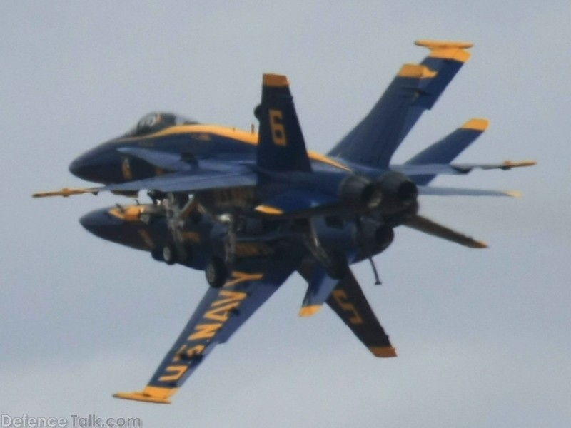 US Navy Blue Angels Flight Demonstration Team