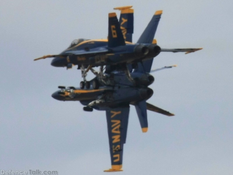 US Navy Blue Angels Flight Demonstration Team