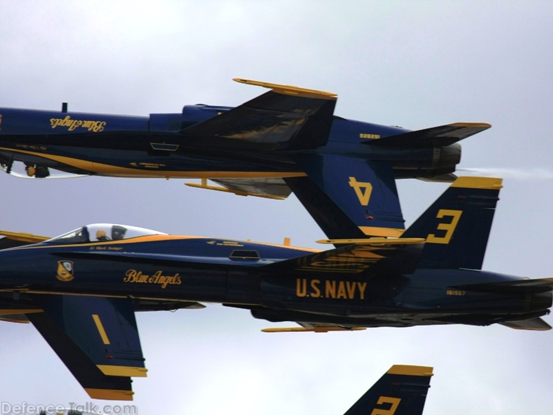 US Navy Blue Angels Flight Demonstration Team