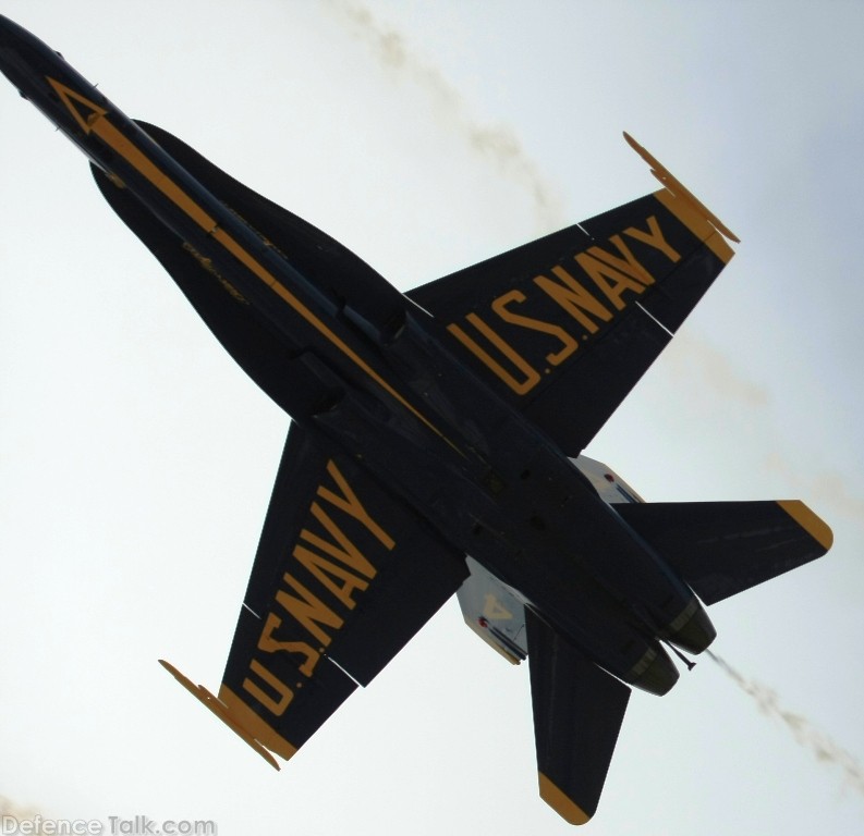 US Navy Blue Angels Flight Demonstration Team