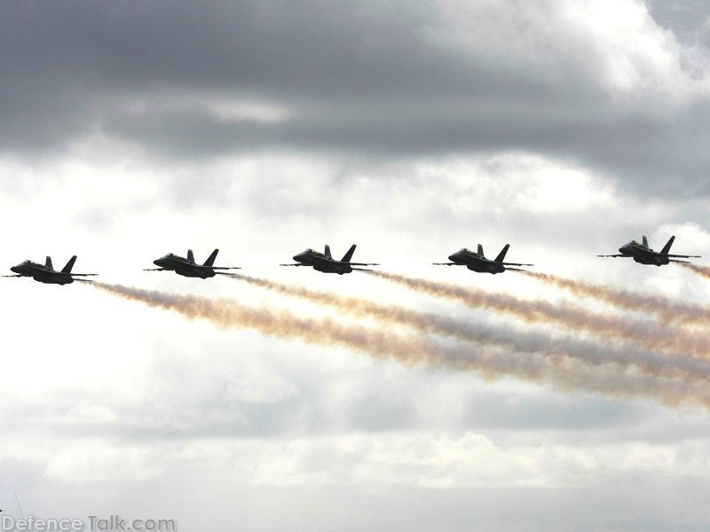 US Navy Blue Angels Flight Demonstration Team